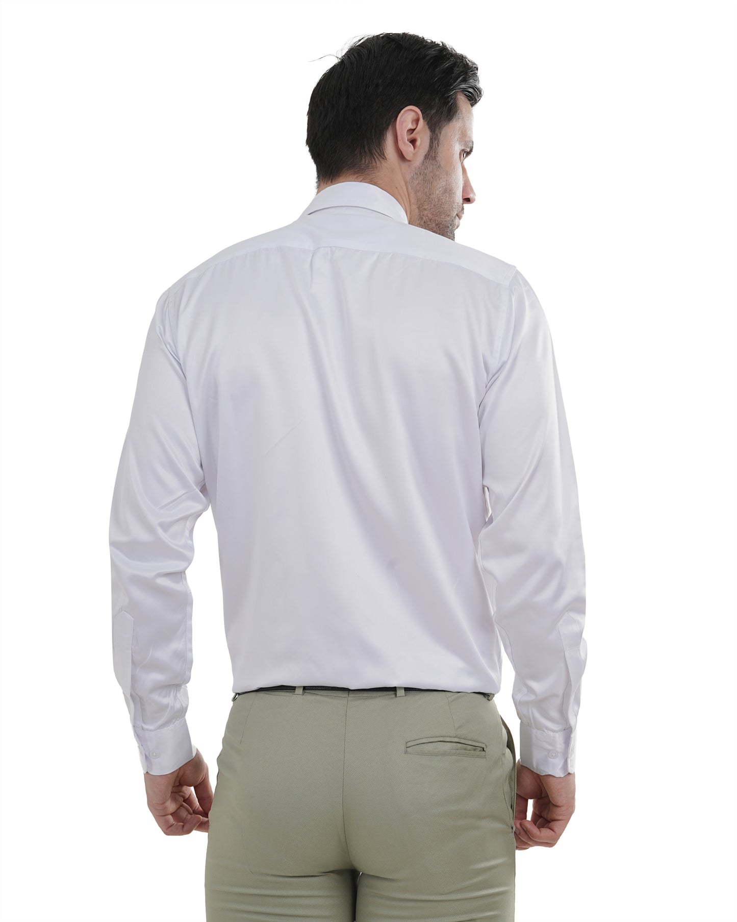 Satain White Shirt