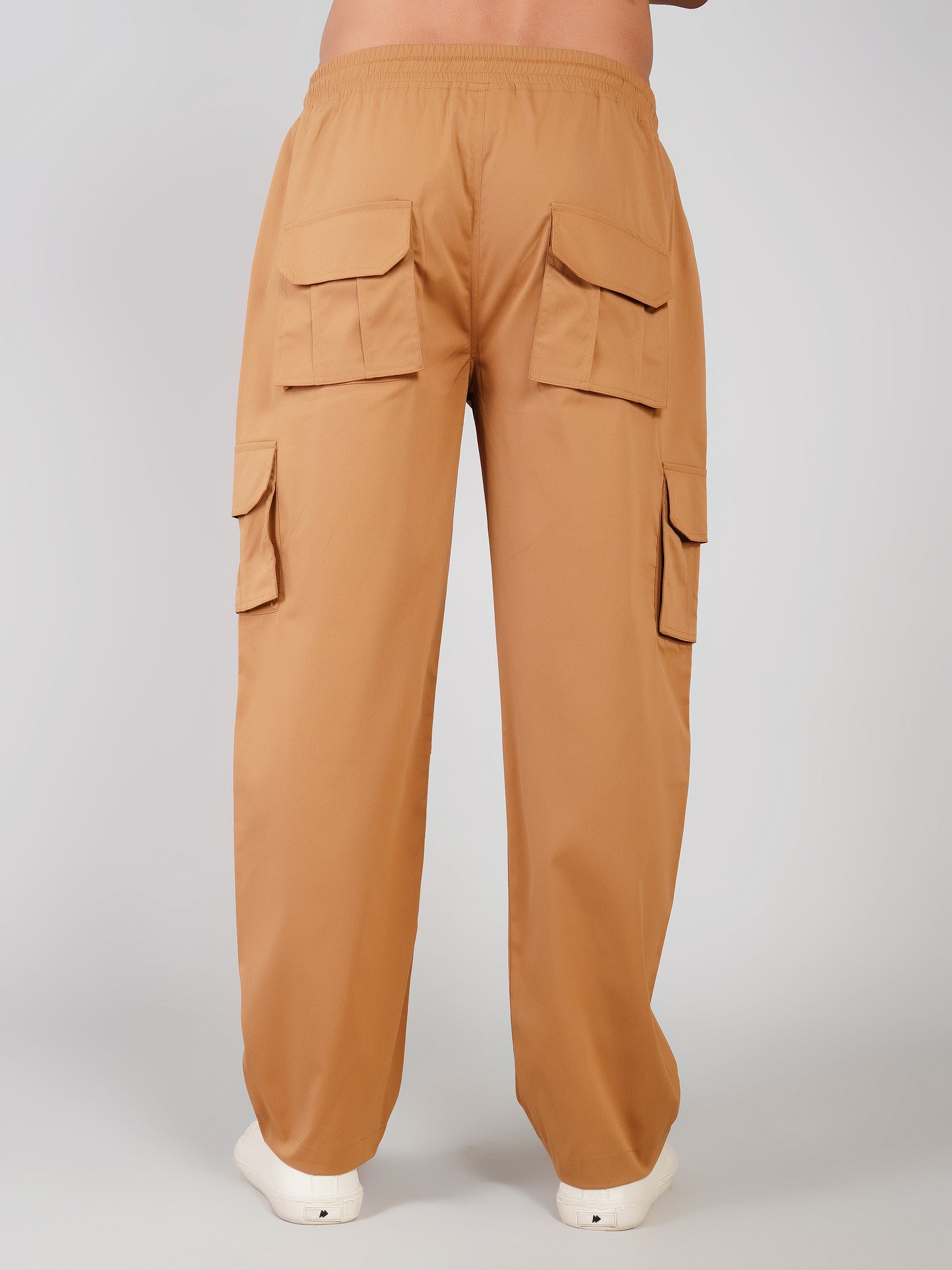 Beige Cargo Loose Fit- Cotton
