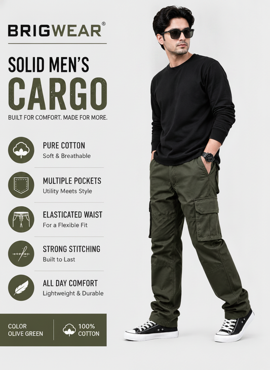 Premium 100% Cotton Cargo