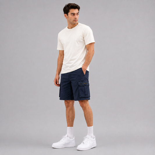 Premium Cotton Cargo Shorts