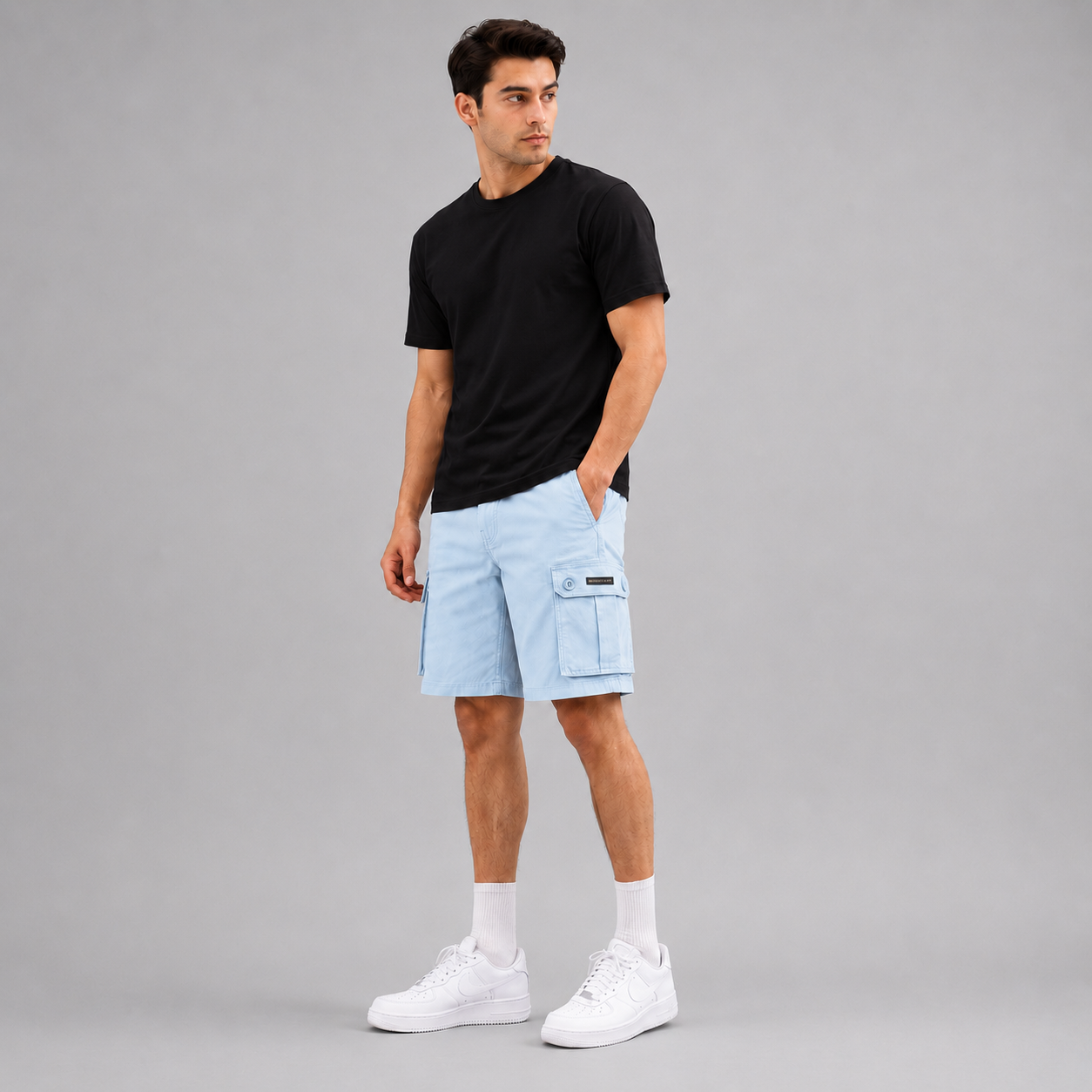 Premium Cotton Cargo Shorts