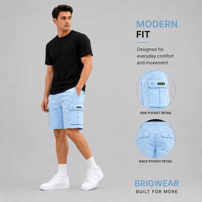 Premium Cotton Cargo Shorts