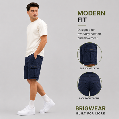 Premium Cotton Cargo Shorts