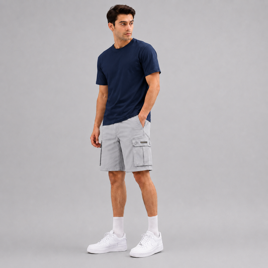 Premium Cotton Cargo Shorts