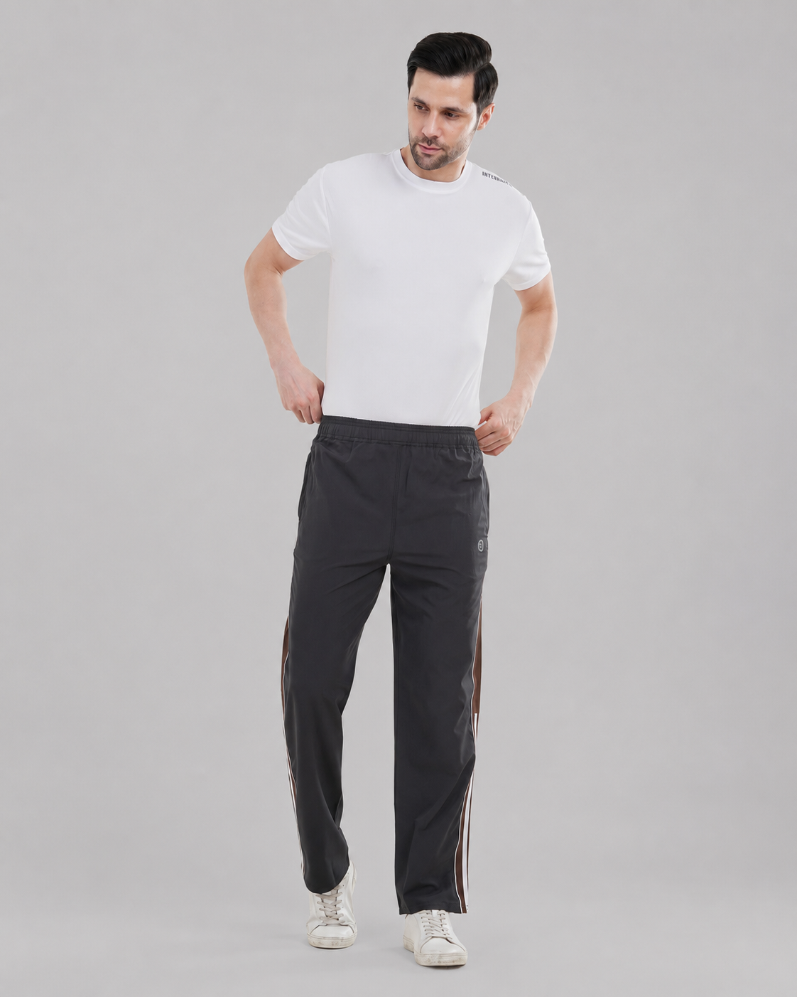 Black Casual Stylish Brown Bottom