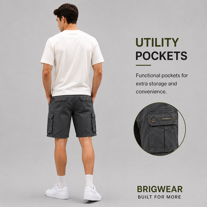 Premium Cotton Cargo Shorts