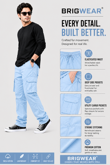 Premium 100% Cotton Cargo