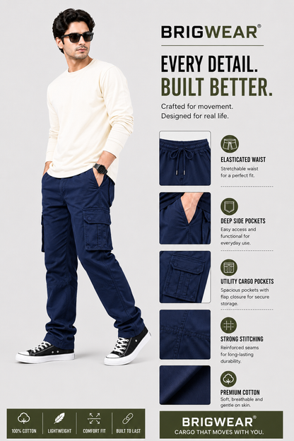 Premium 100% Cotton Cargo