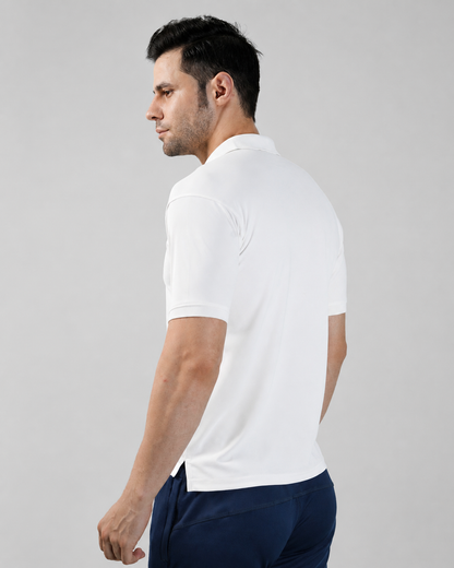 White Polo T- Shirt