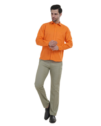 White Gold Orange Shirt