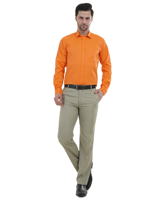 White Gold Orange Shirt