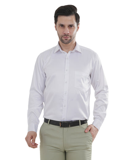 Satain White Shirt