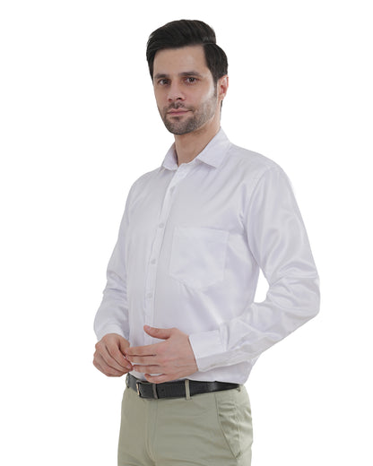 Satain White Shirt